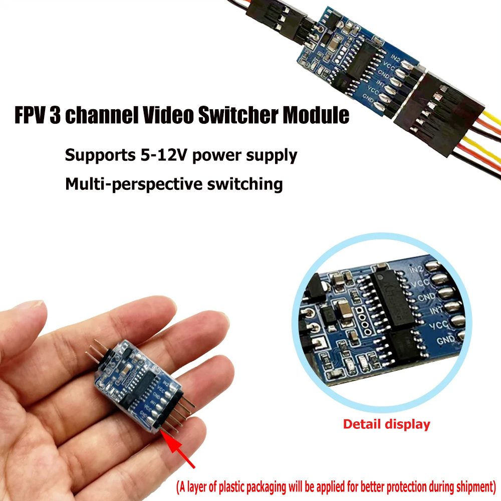 5.8G 3 채널 비디오 스위처 모듈 FPV 드론 UA - Drone Motor 리뷰 및 가격