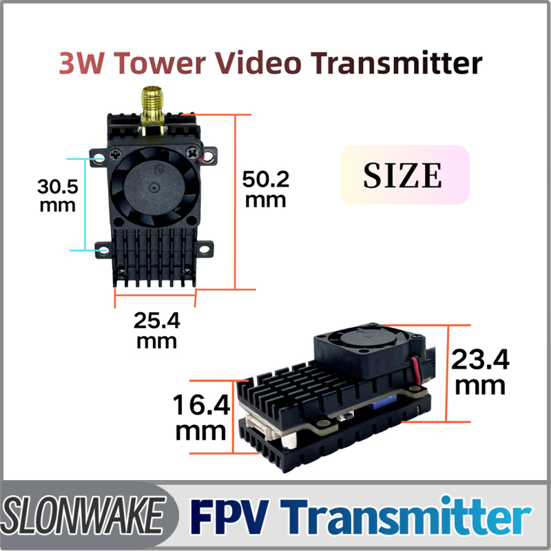 SLONWAKE 5.8G 3000mW 시뮬레이션 VTX - Drone Transmitter 리뷰 및 가격